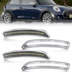 4x Clear White Led Front+rear Side Marker Light For Gen3 Mini Cooper F55 F56 F57. Fixed Price $49.99.