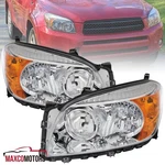 Fits 2006-2008 Toyota Rav4 Clear Headlights Head Lamps Assembly Left+right 06-08. Fixed Price $78.49.