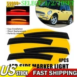For Mini Cooper R50 R52 Front&rear Led Bumper Side Marker Light Amber Red 1 10x. Fixed Price $102.59.