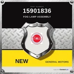 Genuine 2007-2010 Hummer H3 Fog Lamp Assembly 15901836. Fixed Price $229.49.