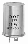 2-prong Thermal Turn Signal Flasher Relay Blazer Fl577, Round Extra Loud 552/536. Fixed Price $1.00.