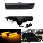 For 1999-06 Bmw X5 E53 Black Lens Amber Led Turn Signal Side Marker Lights Lamp. Fixed Price $18.99.