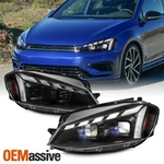 For 18-21 Volkwagen Golf Projector Headlights W/led Sequential Switchback Signal. Fixed Price $458.99.
