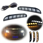White Drl & Sequential Amber Signal Switchback Led Light For 16-19 Ford Explorer. Fixed Price $49.99.