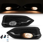 For Honda Civic Coupe 2dr 2014-2015 Clear Fog Lights Bumper Lamps W/bulbs 14-15. Fixed Price $57.99.