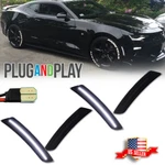 4x Smoke Full White Led Side Marker Light Fender Lamp For 2016-2023 Chevy Camaro. Fixed Price $27.99.
