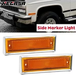Hecasa For 81-91 Chevy Gmc C/k 10 Front Bumper Side Marker Lights Fender Lamps. Fixed Price $18.88.