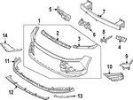 Genuine Hyundai Lower Grille 86594-l1650. Fixed Price $95.26.