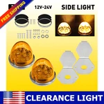 Led Watermelon Lights Big Side Marker Amberance W/ Brackets. Fixed Price $43.69.