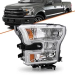 Fit For 2015-2017 Ford F-150 Halogen Type Driver Side Headlight Assembly 15-17. Fixed Price $52.99.
