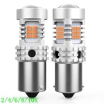Auxito Ba15s P21w 1156 Led Turn Signal Light Amber Plug & Play Canbus 2 10x. Fixed Price $8.99.