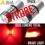Alla Lighting Led 1156 Strobe Blinking Red Brake Light Legal Flash Bulb Blinker. Fixed Price $19.98.