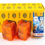 2x Hella Flashing Light + 12v P21w Front For Daf Iveco Tractor Volvo Oldtimer. Fixed Price $36.30.