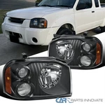 Black Fits 2001-2004 Frontier Base Xe Headlights Head Lamps Replacement Assembly. Fixed Price $68.95.