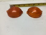 1963-1967 Corvette Front Marker Lights Parking Amber Lenses Only Oem. Fixed Price $35.99.