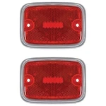 Empi 98-9510 Side Marker Lens Type 2 Vw Bus 1970-1974, Red/silver, Pair. Fixed Price $29.64.
