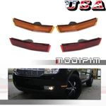 For Lincoln Mkx 2007-2010 Front + Rear Side Marker Light Amber & Red Covers 4pcs. Fixed Price $56.99.