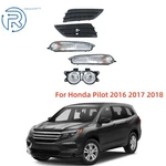 6pcs Bumper Fog Lights W/cover Bezel Turn Signal Lamps For Honda Pilot 2016-2018. Fixed Price $55.94.
