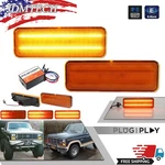Drl Turn Signal Led Lights Pair For 80-86 Ford Bronco F150 F250 F350 Amber Lens. Fixed Price $45.99.
