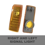 Mercedes Benz W124 W140 W201 Amber Side Marker Turn Signal Lamp Pair Rh Lh. Fixed Price $80.00.