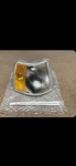 Volvo 850 Front Right Passenger Turn Signal Housing Assembly + Lense 1993-1997. Fixed Price $30.00.