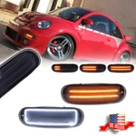 Smoke Switchback Led Front Drl Turn Signal Corner Lights For 1998-2005 Vw Beetle. Fixed Price $64.99.