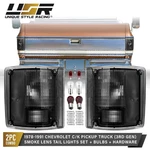Smoke Tail Light W/ Bulb+hardware L+r For 78-91 Chevy Ck Pickup & Suburban / Gmc. Fixed Price $54.95.