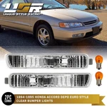 Depo All Clear Bumper Signal Lights For 1994-1995 Honda Accord 2d/4d. Fixed Price $21.95.