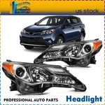 Headlights Halogen For 2013 2014 2015 Toyota Rav4 Tube Bar Driver+passenger Side. Fixed Price $145.99.