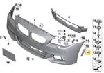 Bmw 5 Series F10 Lci Front Trim Side Reflector Left 63147842959. Fixed Price $53.96.