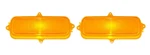 1960 1961 1962 1963 Chevy Truck Amber Park Light Lenses Set Of 2 # 60-13208-a. Fixed Price $12.00.