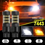 2x Amber 7443 Switchback Front Led Turn Signal Light Bulb For 02-14 Honda St1300. Fixed Price $13.99.