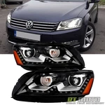 2012-2015 Vw Passat B7 Euro Look Led Drl Headlights Headlamps Halogen Model. Fixed Price $318.99.