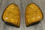 Mercedes-benz Bosch W123 1975-86 Right Left L R Front Corner Turn Signal Lenses. Fixed Price $150.00.