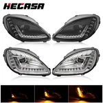 Black/chrome Led Sequential Projector Headlight For Chevy Corvette C6 2005-2013. Fixed Price $389.90.