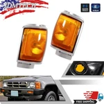 Side Marker Turn Signal Corner Parking Lights Chrome Pair Set For Toyota Pickup. Fixed Price $39.99.