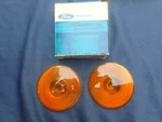 1963-66 Ford Truck, Bronco Amber Parking Light Lenses, Pair, Nos! C3tz-13208-b. Fixed Price $17.99.