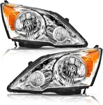 For 2007-2011 Honda Crv Cr-v Chrome Headlights Assembly Amber Corner Lamps Pair. Fixed Price $87.68.