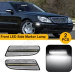 For 2000-06 Mercedes Benz W220 S-class White Front Bumper Led Side Marker Lights. Fixed Price $39.59.