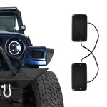 Hooke Road Black Turn Signals W/ Amber Leds 12v Fits Jeep Wrangler Tj 1997-2006. Fixed Price $21.79.