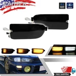 For 1999-2001 Subaru Impreza Smoked Front Corner Parking Turn Signal Lights 2pcs. Fixed Price $59.99.