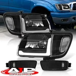 Black Clear Oe Style Led Drl Headlights Bumper Lamps For 2001-2004 Toyota Tacoma. Fixed Price $213.00.