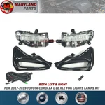 For 2017-2019 Toyota Corolla Fog Lights Lamps Kit Model- L Le Xle. Fixed Price $36.99.