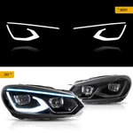 Vland Led Projector Headlights For Volkswagen Golf6 Mk6 2010-2014 W/animation. Fixed Price $324.99.