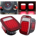 Partswcgg 2pcs Square Rear Combination Tail Lights Lamps Assembly W/side Mark.... Fixed Price $61.55.
