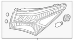 Genuine Acura Taillight Assembly R 33500-tz3-a51. Fixed Price $348.29.