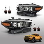 For 2016-2022 Toyota Tacoma Trd W/ Led Drl Black Projector Headlights Headlamps. Fixed Price $125.99.