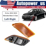 Pair Left&right Bumper Marker Lights Fits 2012-2015 Mercedes Benz C250 C300 C350. Fixed Price $13.82.