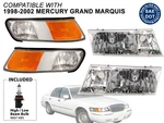 For 1998-2002 Mercury Grand Marquis Headlight Corner Light Combo Left Right Side. Fixed Price $99.99.