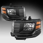 For 2009 2010 2011 2012 Ford Flex Halogen Black Housing Headlights Lamps Pair. Fixed Price $165.99.
